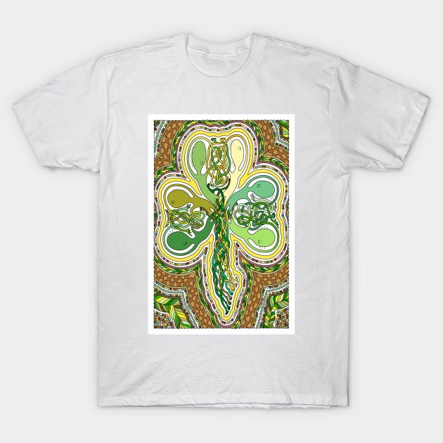 Mr Squiggly Celtic Knot T-Shirt by becky-titus